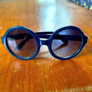 Girls gap Navy round sunglasses 6-8